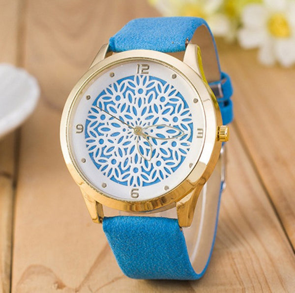 Flower Printed Design Watches